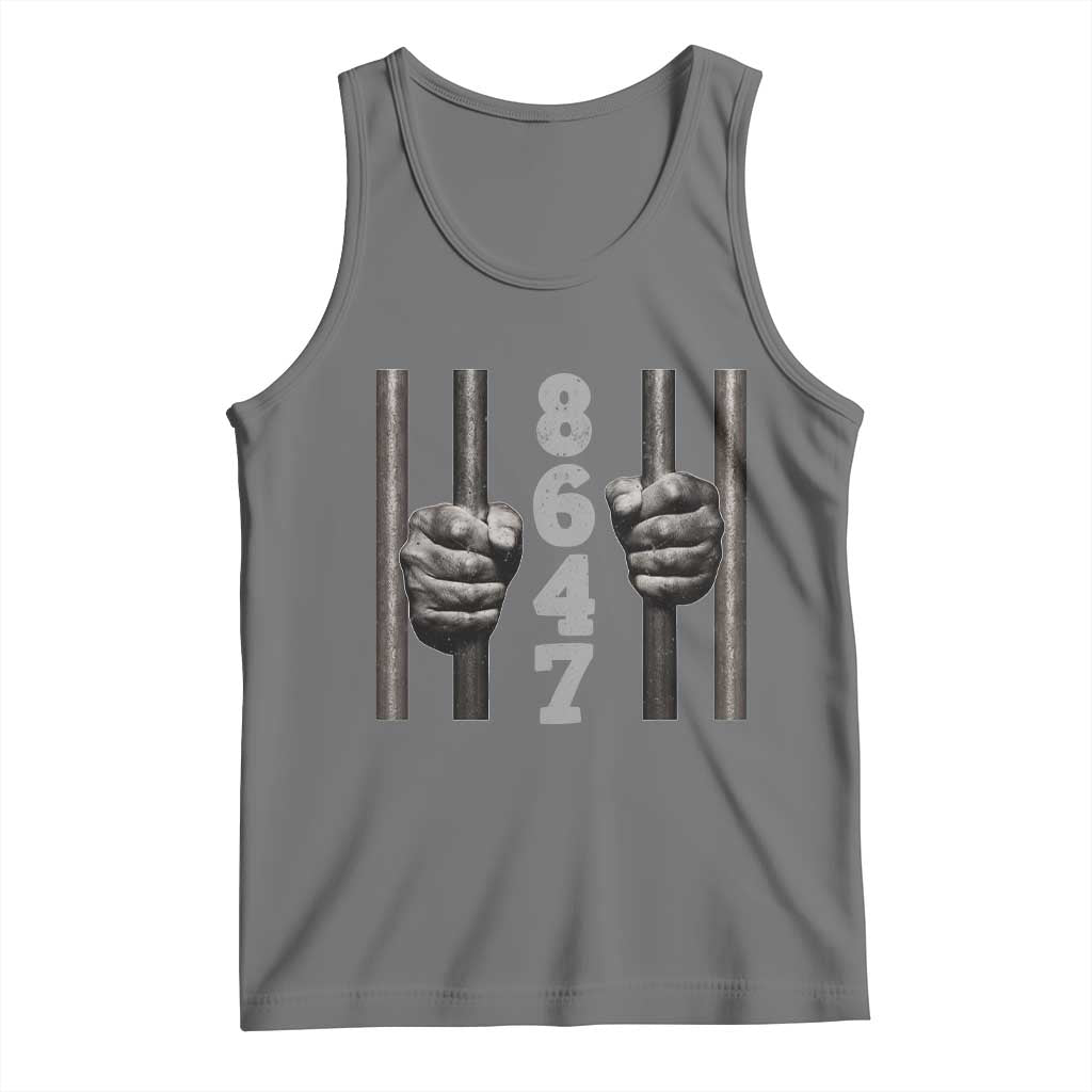 Funny 8647 Jail Tank Top Freedom Protest Satire Graphic Gift