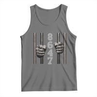 Funny 8647 Jail Tank Top Freedom Protest Satire Graphic Gift