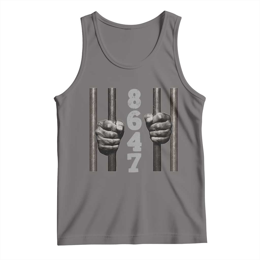 Funny 8647 Jail Tank Top Freedom Protest Satire Graphic Gift