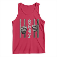 Funny 8647 Jail Tank Top Freedom Protest Satire Graphic Gift