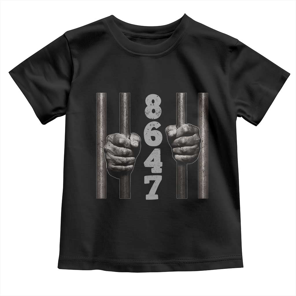 Funny 8647 Jail Toddler T Shirt Freedom Protest Satire Graphic Gift