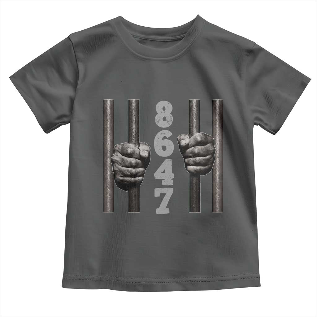 Funny 8647 Jail Toddler T Shirt Freedom Protest Satire Graphic Gift