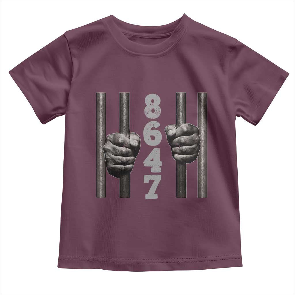 Funny 8647 Jail Toddler T Shirt Freedom Protest Satire Graphic Gift
