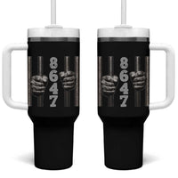 Funny 8647 Jail Tumbler With Handle Freedom Protest Satire Graphic Gift