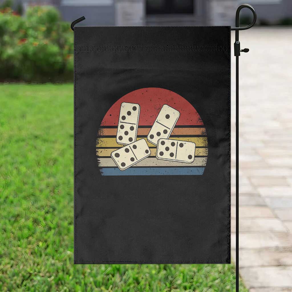 Vintage Domino Player 8647 Garden Flag Board Game Subtle Protest