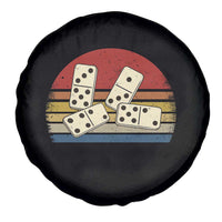 Vintage Domino Player 8647 Spare Tire Cover Board Game Subtle Protest