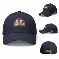 Vintage Domino Player 8647 Baseball Cap Board Game Subtle Protest