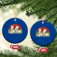 Vintage Domino Player 8647 Ceramic Ornament Board Game Subtle Protest