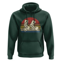 Vintage Domino Player 8647 Hoodie Board Game Subtle Protest