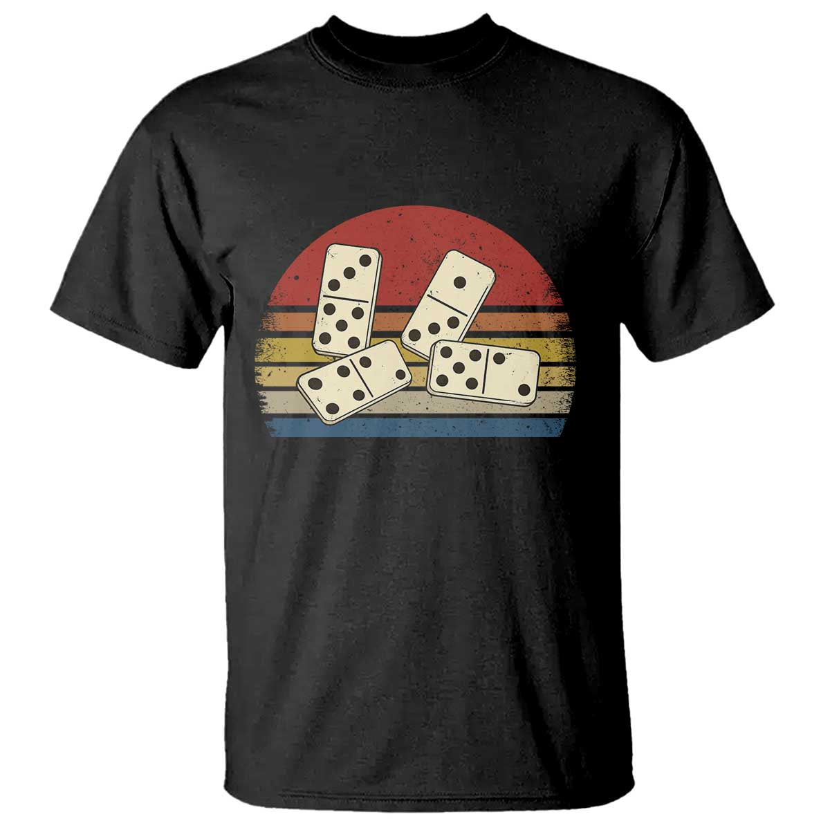 Vintage Domino Player 8647 T Shirt Board Game Subtle Protest