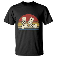 Vintage Domino Player 8647 T Shirt Board Game Subtle Protest