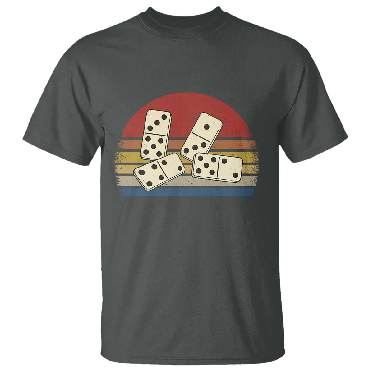 Vintage Domino Player 8647 T Shirt Board Game Subtle Protest