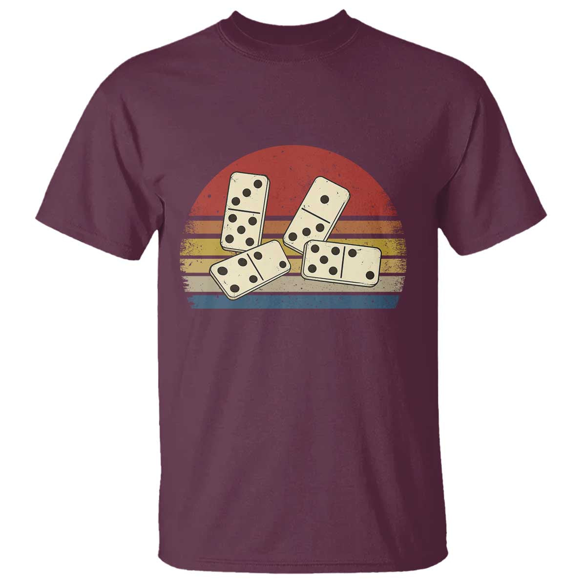 Vintage Domino Player 8647 T Shirt Board Game Subtle Protest