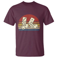 Vintage Domino Player 8647 T Shirt Board Game Subtle Protest