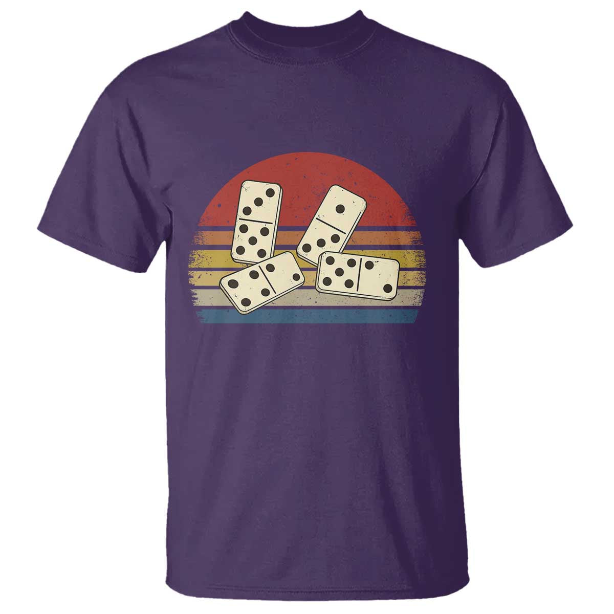 Vintage Domino Player 8647 T Shirt Board Game Subtle Protest