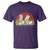 Vintage Domino Player 8647 T Shirt Board Game Subtle Protest