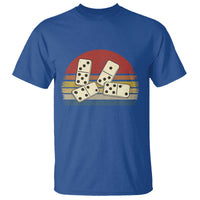 Vintage Domino Player 8647 T Shirt Board Game Subtle Protest