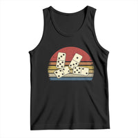 Vintage Domino Player 8647 Tank Top Board Game Subtle Protest