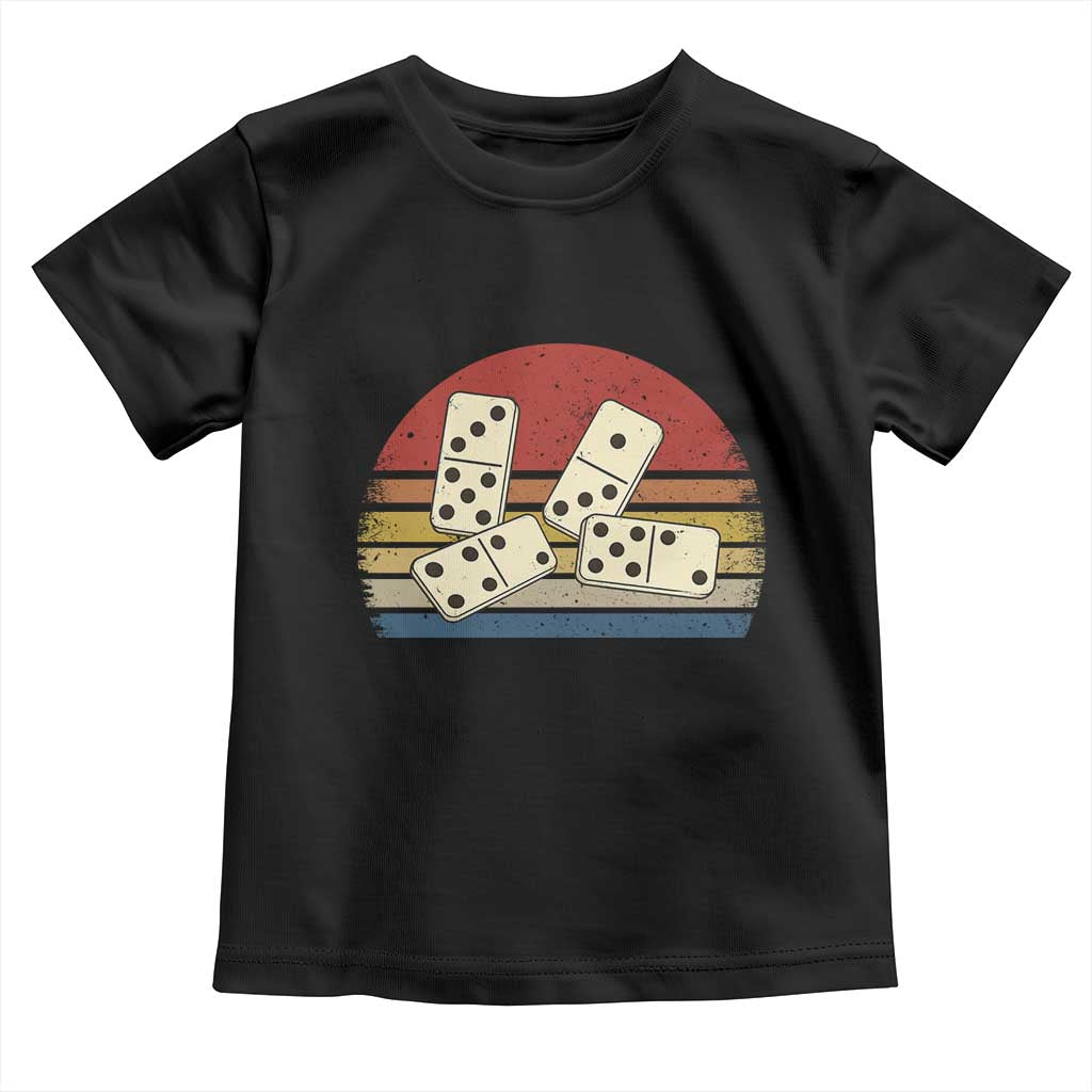 Vintage Domino Player 8647 Toddler T Shirt Board Game Subtle Protest