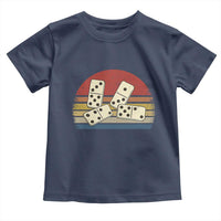 Vintage Domino Player 8647 Toddler T Shirt Board Game Subtle Protest
