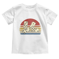 Vintage Domino Player 8647 Toddler T Shirt Board Game Subtle Protest