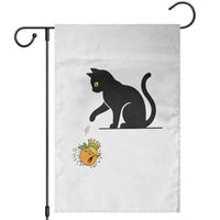 Funny No Kings Black Cat Garden Flag Rebellious Cat Lover Gift
