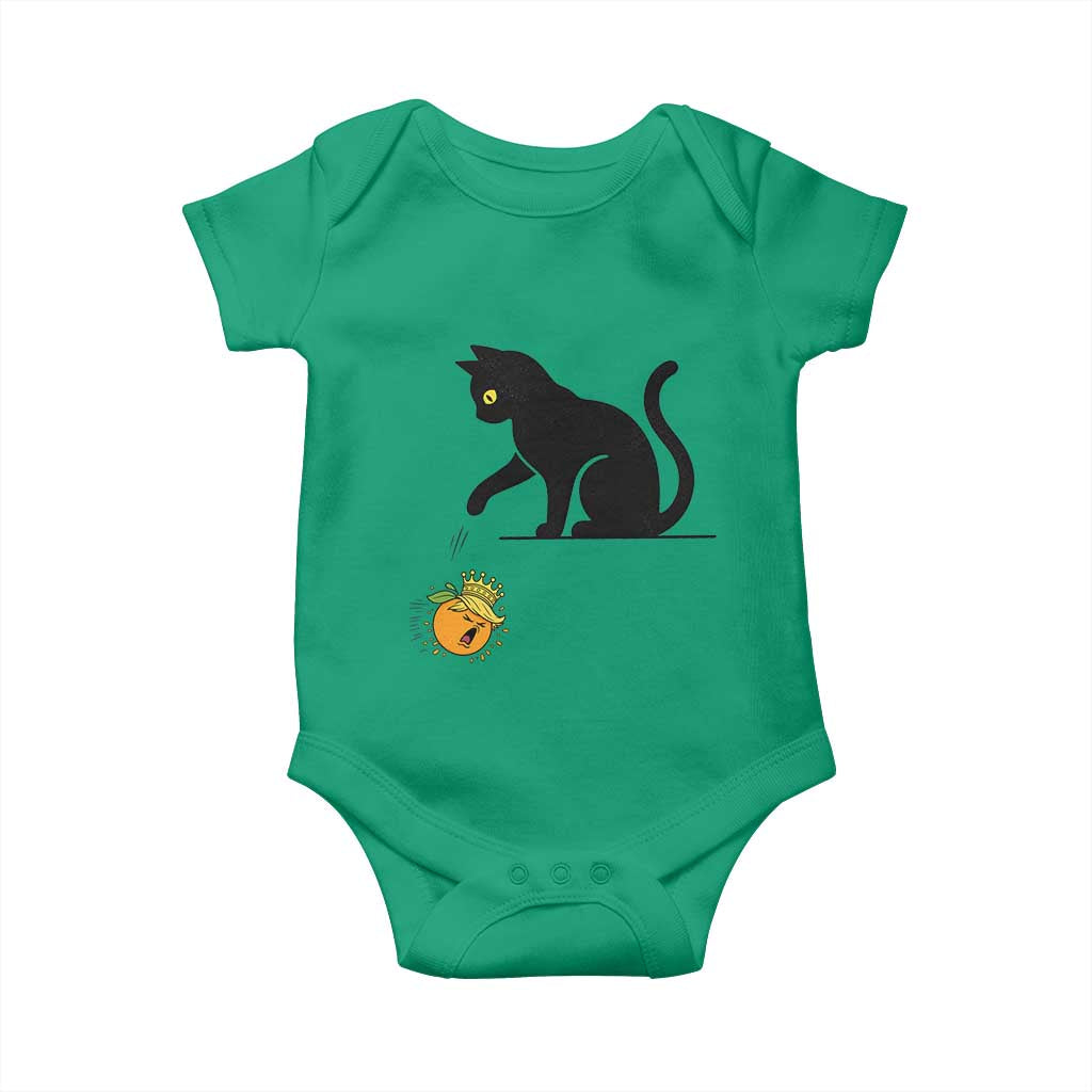 Funny No Kings Black Cat Baby Onesie Rebellious Cat Lover Gift