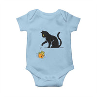 Funny No Kings Black Cat Baby Onesie Rebellious Cat Lover Gift