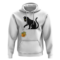 Funny No Kings Black Cat Hoodie Rebellious Cat Lover Gift