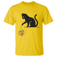 Funny No Kings Black Cat T Shirt Rebellious Cat Lover Gift
