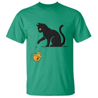 Funny No Kings Black Cat T Shirt Rebellious Cat Lover Gift