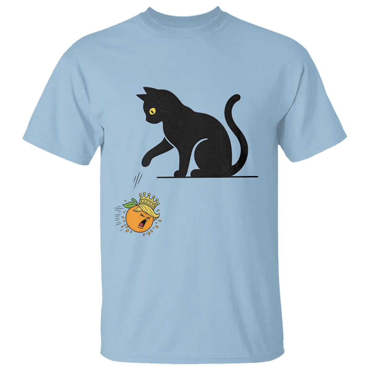 Funny No Kings Black Cat T Shirt Rebellious Cat Lover Gift
