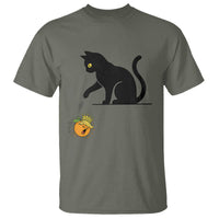 Funny No Kings Black Cat T Shirt Rebellious Cat Lover Gift