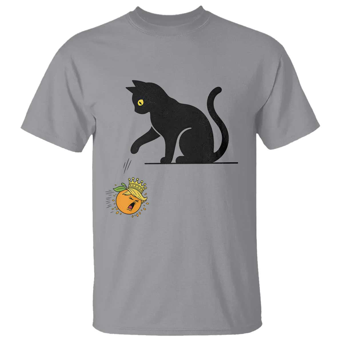 Funny No Kings Black Cat T Shirt Rebellious Cat Lover Gift
