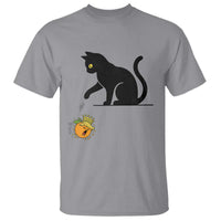 Funny No Kings Black Cat T Shirt Rebellious Cat Lover Gift