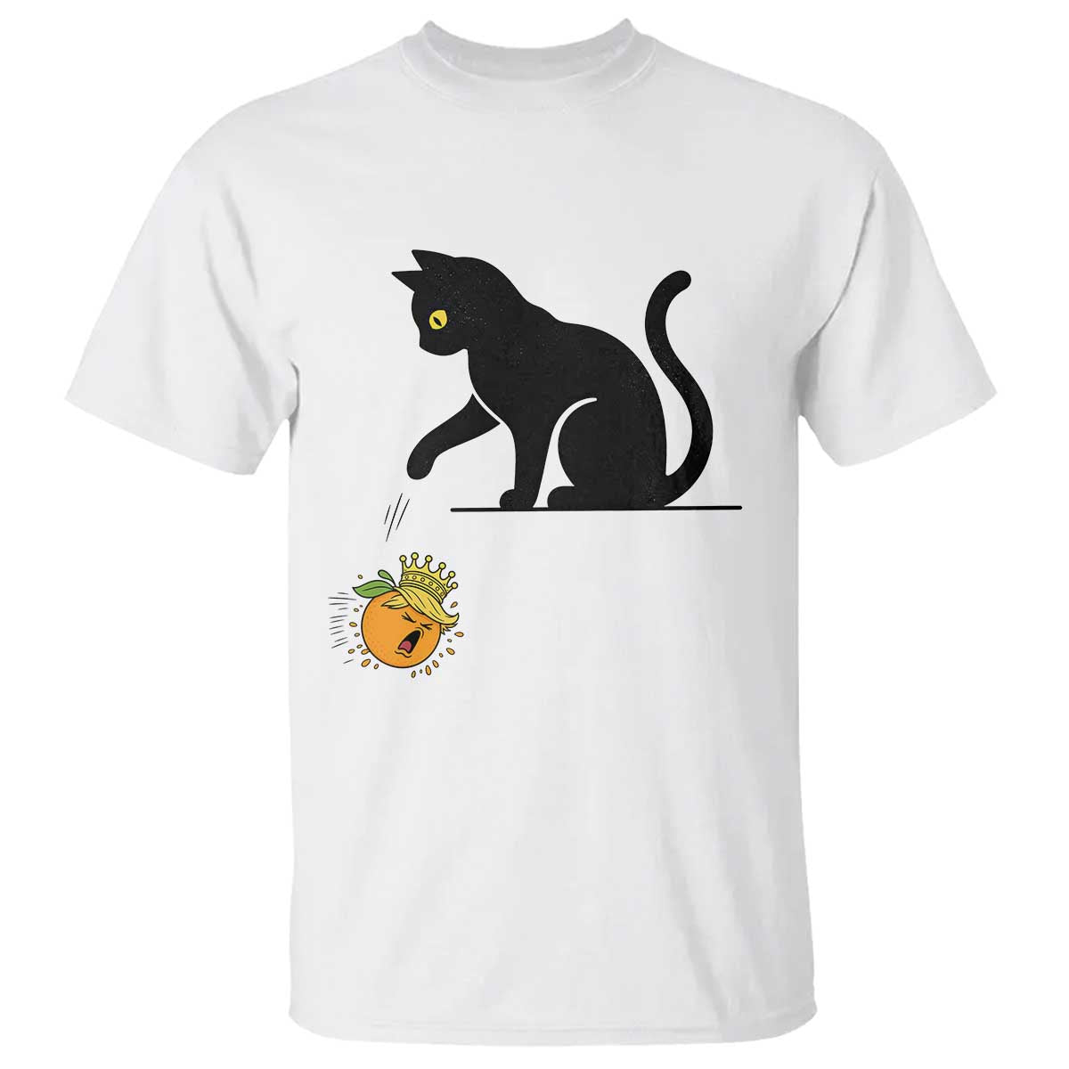 Funny No Kings Black Cat T Shirt Rebellious Cat Lover Gift