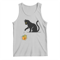 Funny No Kings Black Cat Tank Top Rebellious Cat Lover Gift