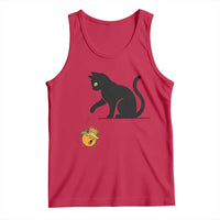 Funny No Kings Black Cat Tank Top Rebellious Cat Lover Gift