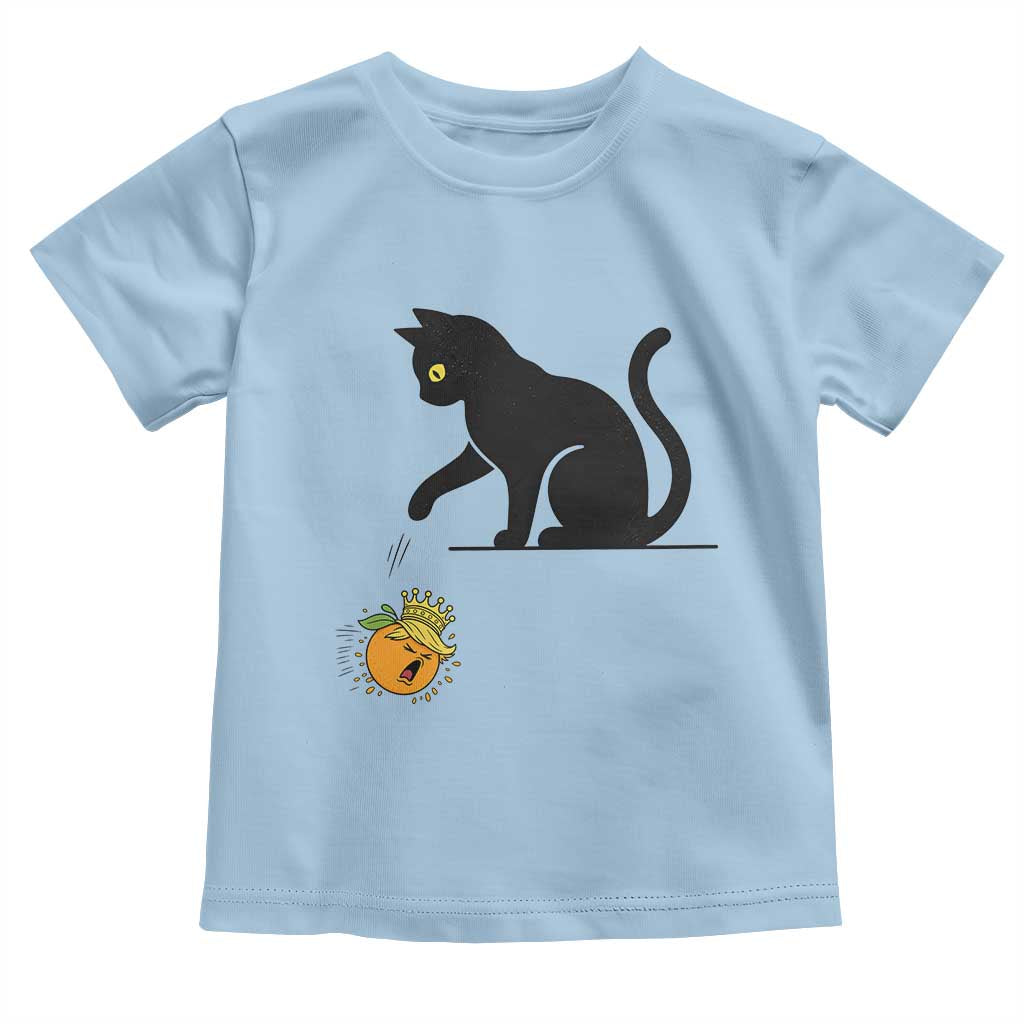 Funny No Kings Black Cat Toddler T Shirt Rebellious Cat Lover Gift