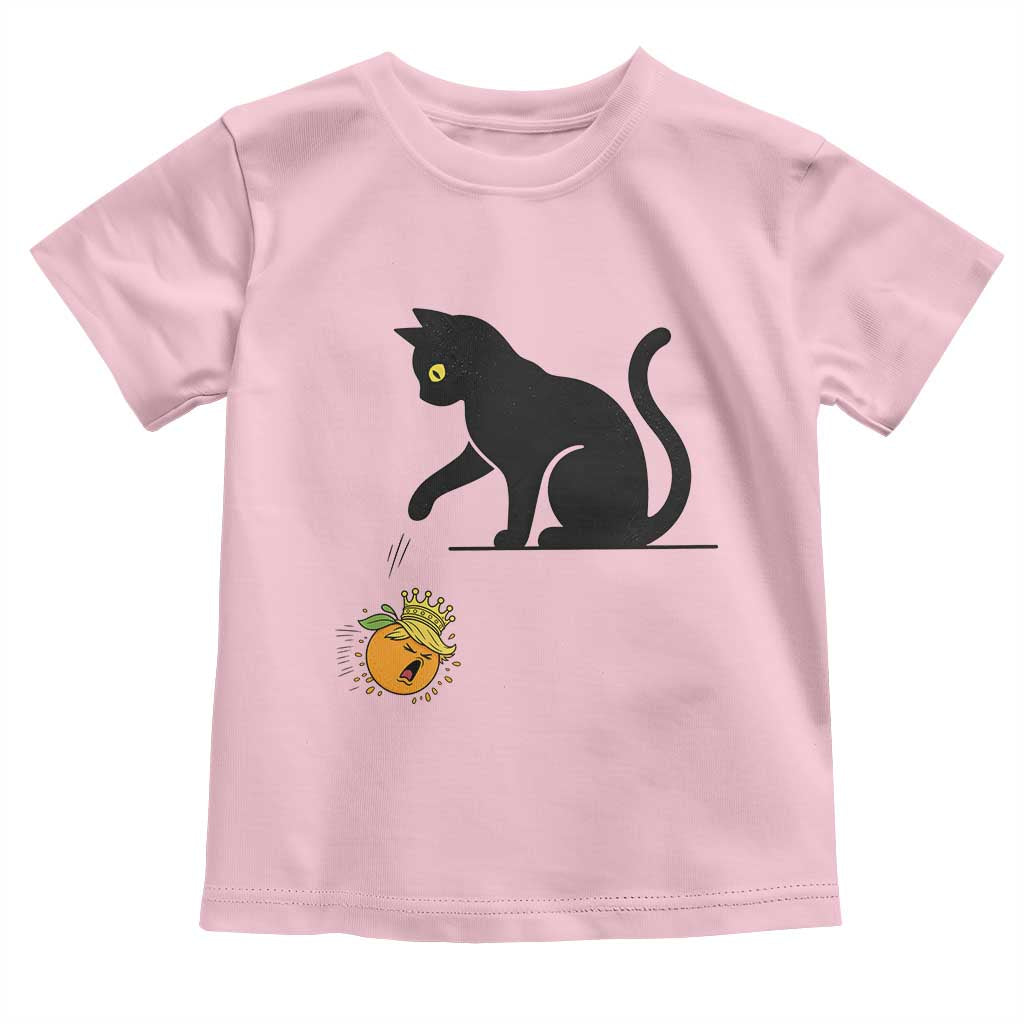 Funny No Kings Black Cat Toddler T Shirt Rebellious Cat Lover Gift