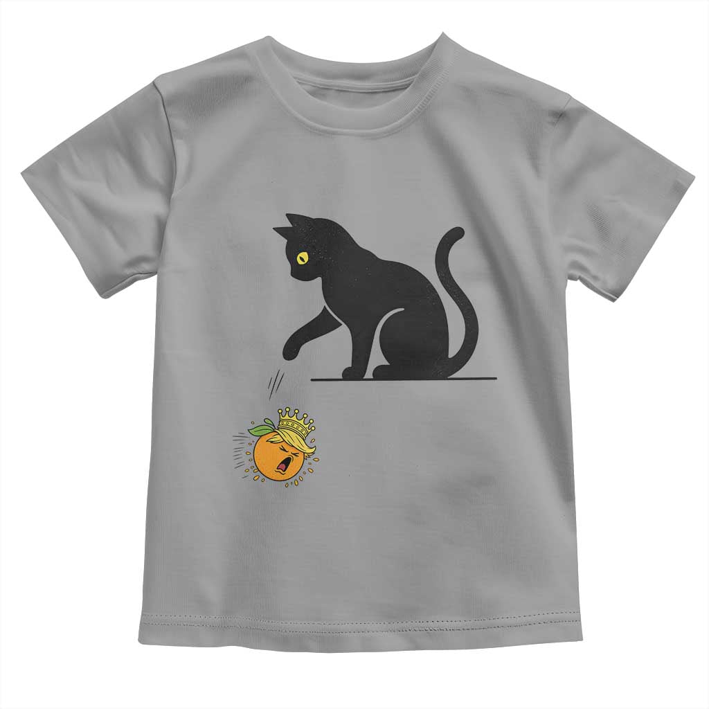 Funny No Kings Black Cat Toddler T Shirt Rebellious Cat Lover Gift