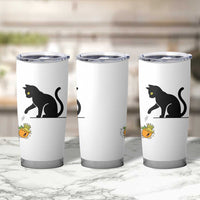 Funny No Kings Black Cat Tumbler Cup Rebellious Cat Lover Gift