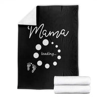 Mama Loading 2026 Throw Blanket Pregnancy Announcement Mothers Day
