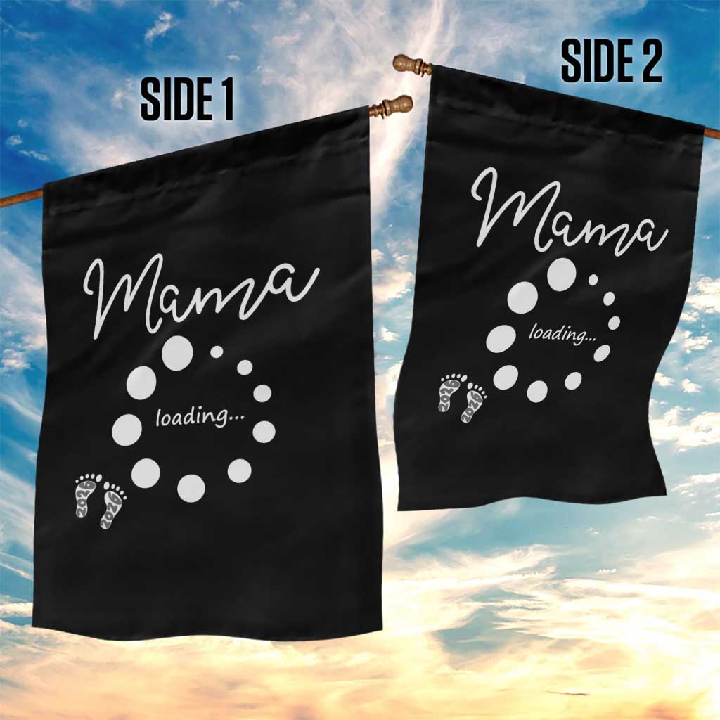 Mama Loading 2026 Garden Flag Pregnancy Announcement Mothers Day