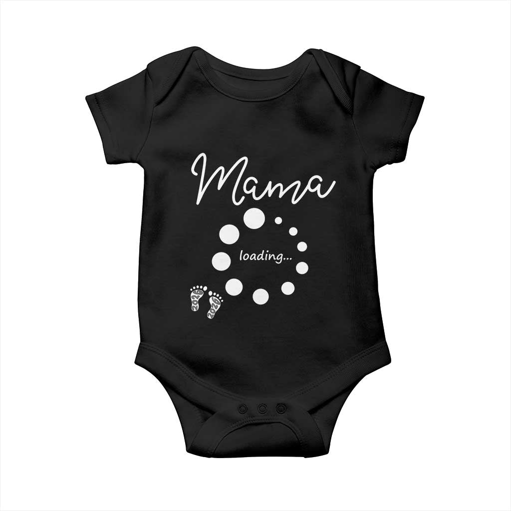 Mama Loading 2026 Baby Onesie Pregnancy Announcement Mothers Day