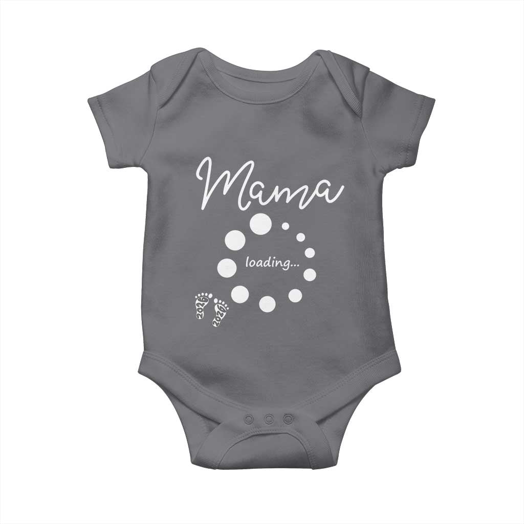 Mama Loading 2026 Baby Onesie Pregnancy Announcement Mothers Day