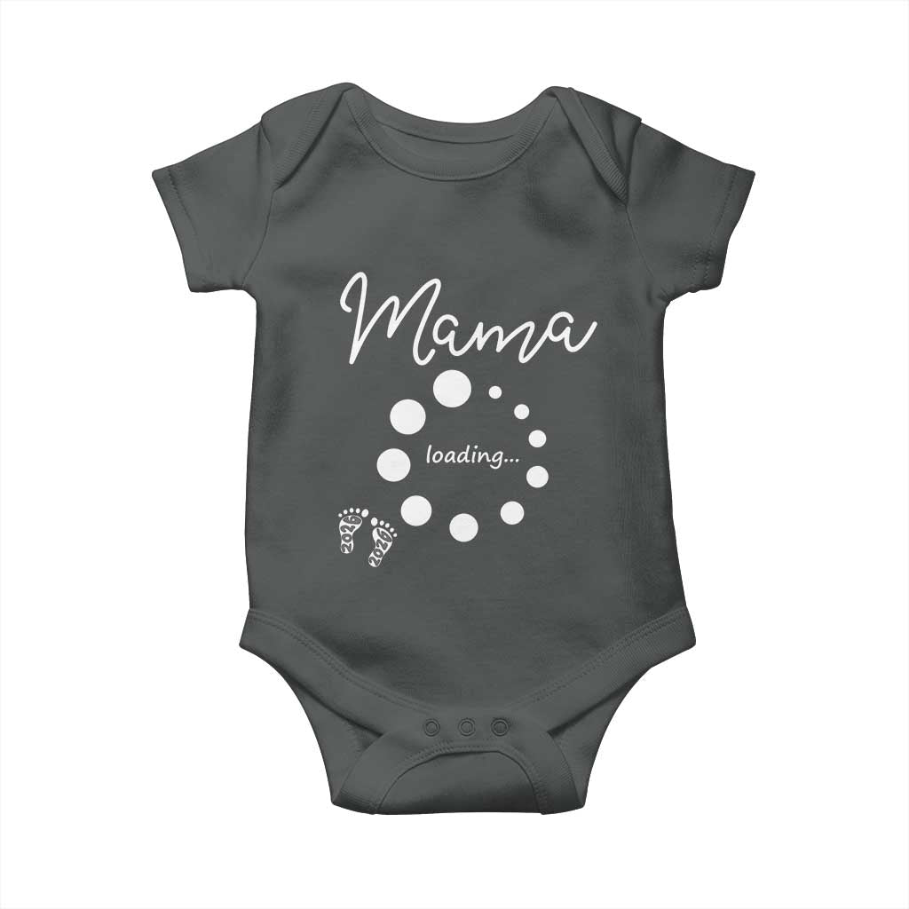 Mama Loading 2026 Baby Onesie Pregnancy Announcement Mothers Day