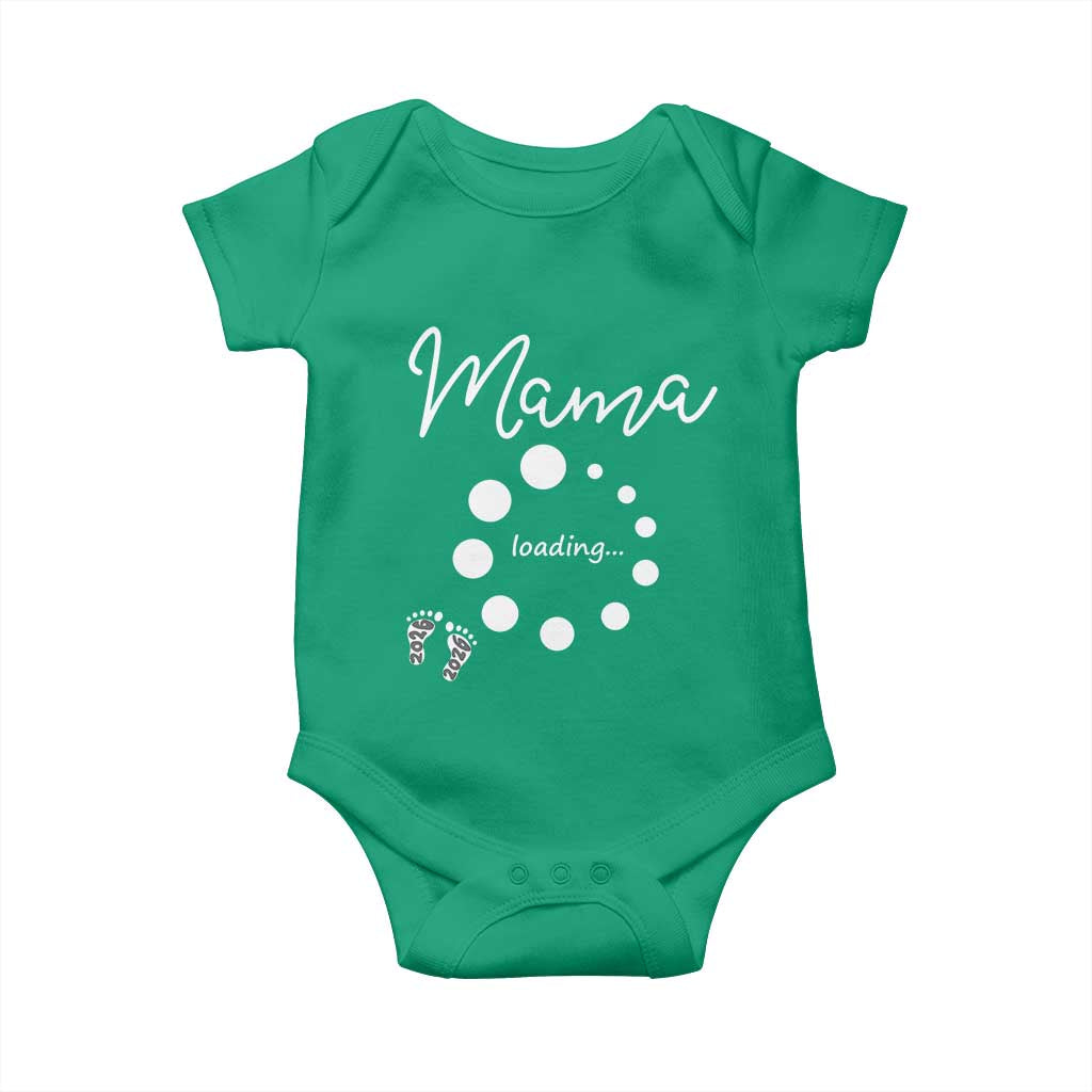 Mama Loading 2026 Baby Onesie Pregnancy Announcement Mothers Day
