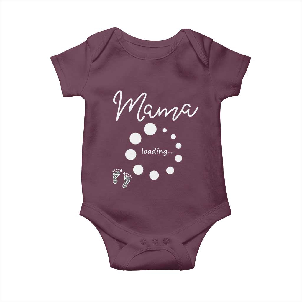 Mama Loading 2026 Baby Onesie Pregnancy Announcement Mothers Day