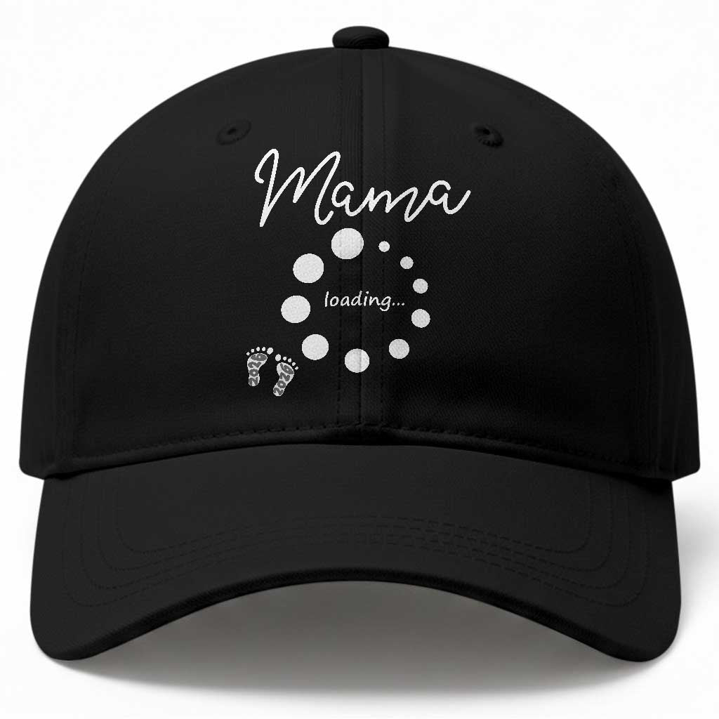 Mama Loading 2026 Baseball Cap Pregnancy Announcement Mothers Day